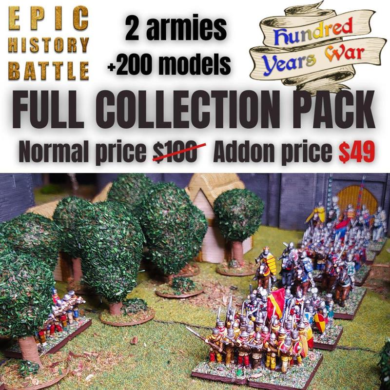 HYW full figurines pack - 15mm for wargame