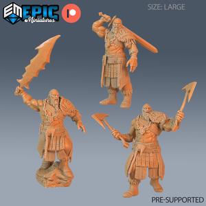 Half Frost Giant Set / Wildling / Nordic Free Folk / Snow Encounter / Winter and Ice Lord