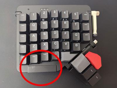 Moonlander Mk I Keyboard - Spacers for Palm Rest Removal V2