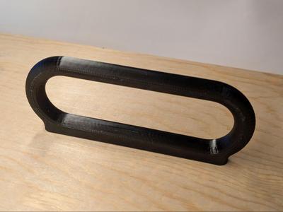 Handle, round, with M3 inserts, drilling template