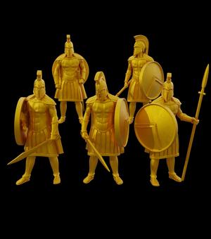 Spartan Warriors (5 pieces)
