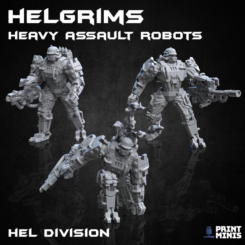 Helgrims x3 - Assault Robots - Automata Collection