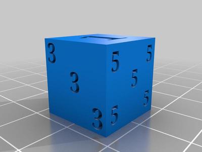 16x16x16mm dice with numbers