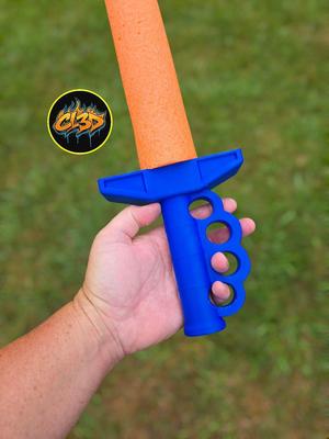 Brass Knuckles Pool Noodle Sword