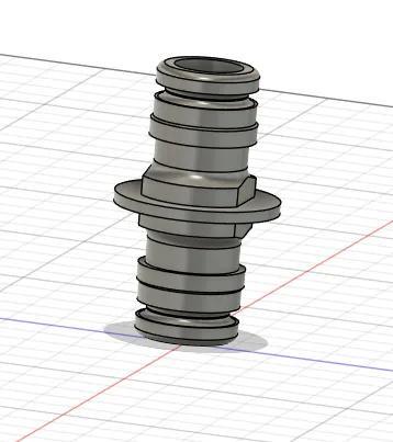 Gardenhose 1" coupler   
