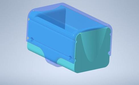 Slide cover box