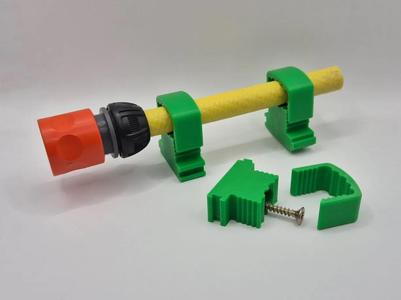 Secure Garden Hose Organizer   