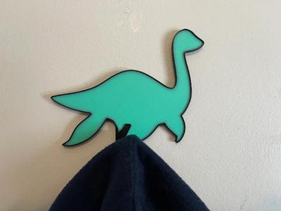 Plesiosaur - Dinosaur Coat/Key Hook   