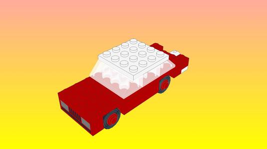 NotLego Lego Car Model 2