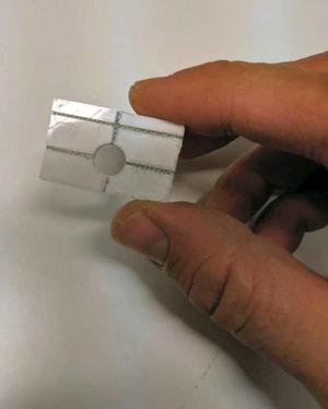  plantilla de carpintero para agujeros de 8mm,  cantos de 1,6 cm carpenter's template for 8mm holes, 1.6cm edges
