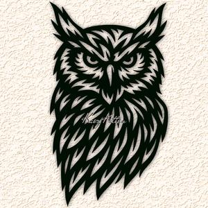 tribal owl 7 WALL ART HOME DECOR