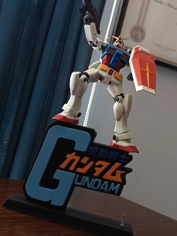 GUNDAM 3D STAND - DECO FOR GUNPLA
