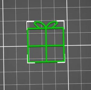2d gift keychain   