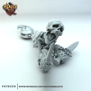 Skeleton crawling warrior