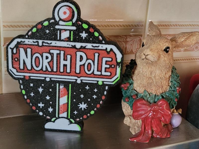 North Pole Sign