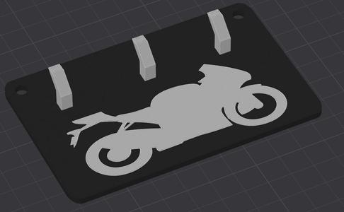 Motorcycle Key Wall Hanger