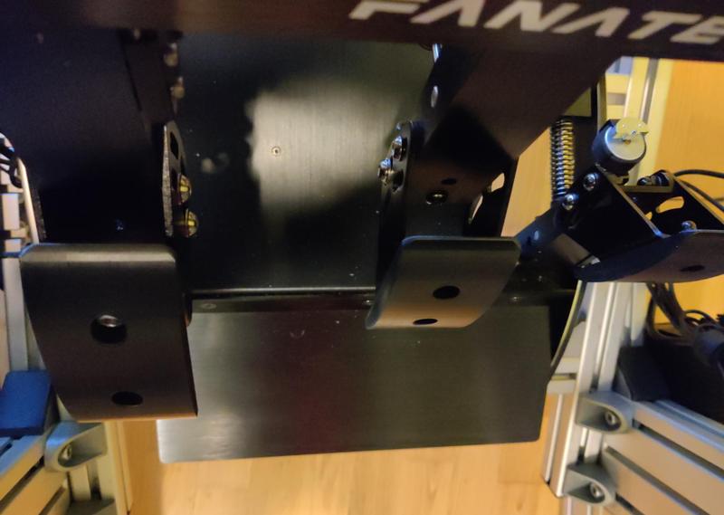 Wedge clutch pedal for Fanatec V3 inverted