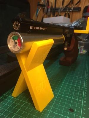 Support pistolet air comprimé Steyr LP