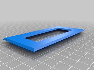 20x4 LCD Bezel 97mm x 40mm