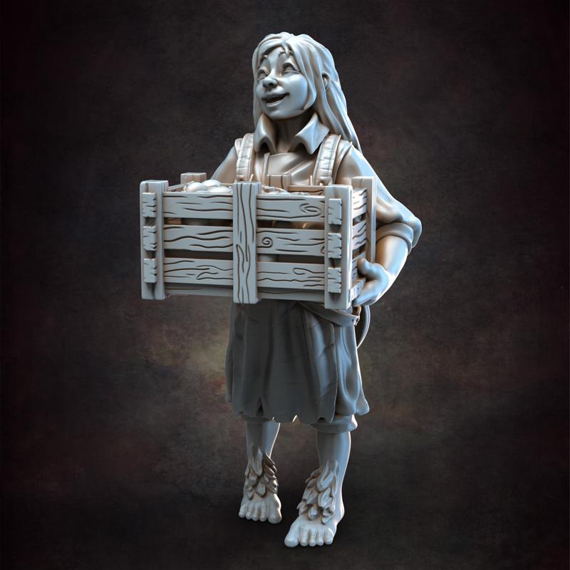 Halfling Farmer Woman 02