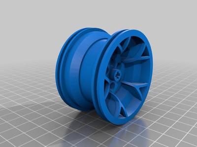 Lego Compatible Wheel 56x34 "F1"