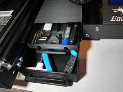 Ender 3 Max Double Drawer - Air vents friendly mix