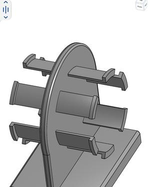 Double roll tape holder