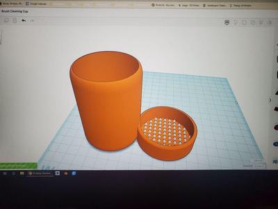 Paint Brush Cleaning Cup