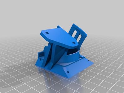 Mini-Me v4 lightweight Ender3 Hotend Duct for All-metal or Bi-metal 