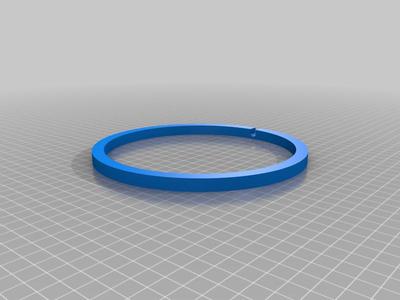 Bracket for Lidl smart LED ceiling light