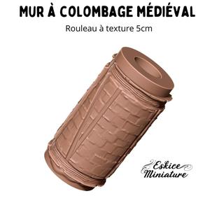Rouleau a texture - Mur medieval a colombage
