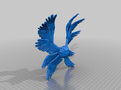 Biblically accurate angel tree topper (low poly) 