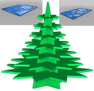 Chrismas tree desk kit