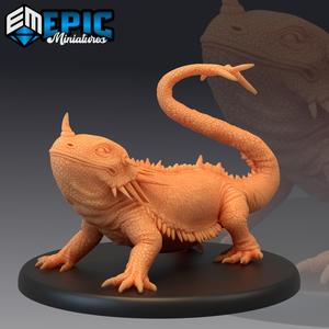 Giant Cave Lizard / Reptile Creature / Desert Encounter