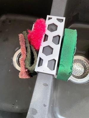 Customizable Kitchen Sink Dual Sponge Holder