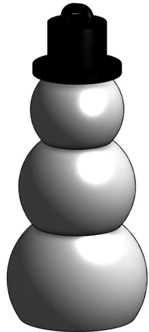 Simple Snowman Ornament