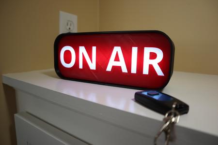 Remote ON AIR Light-Up Sign