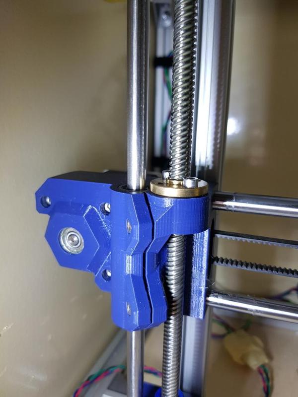 Modified Bear-X-Ends for non Prusa TR8 Nuts