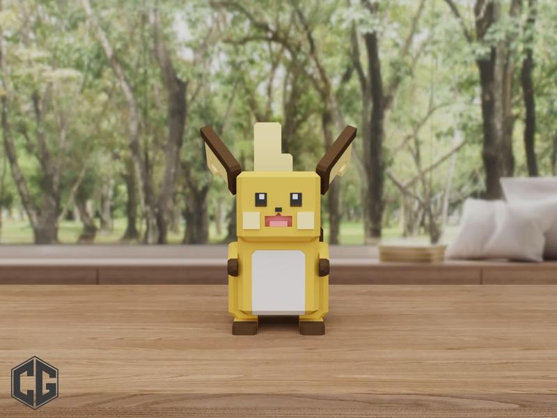 Raichu Pokemon Multipart