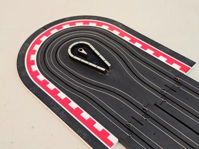 Slot Car Track Borders: AFX Haipin