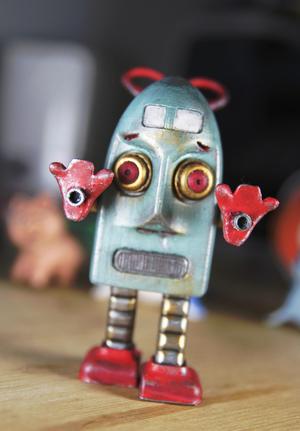 Robert the angry vintage robot