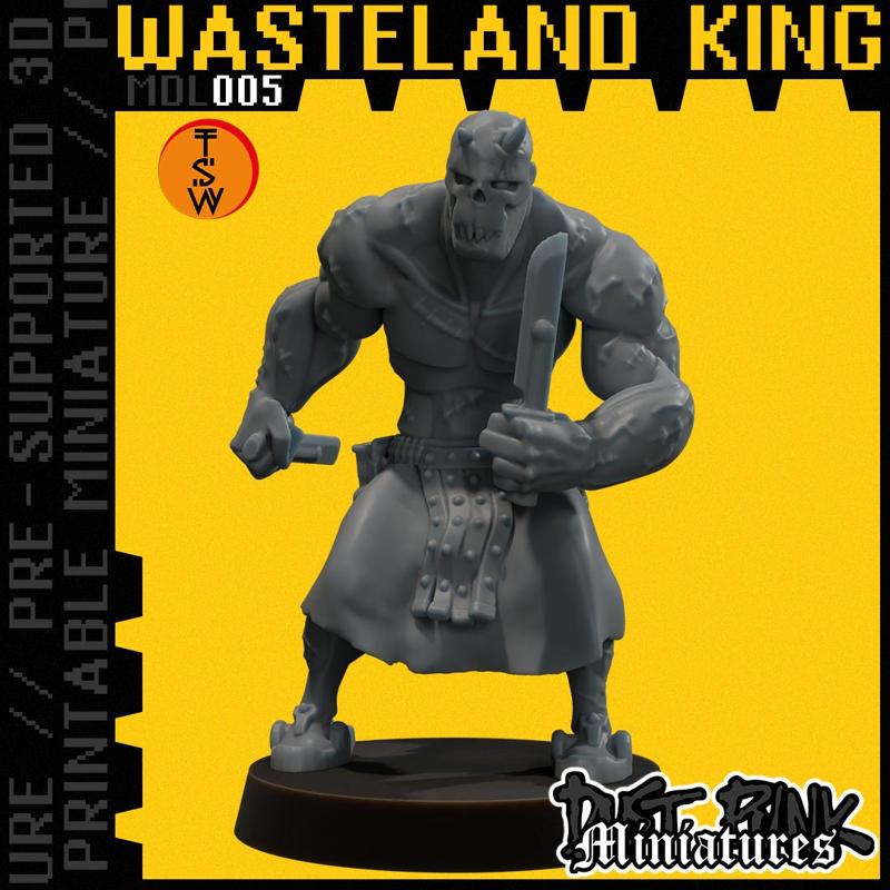 MDL005 WASTELAND KING [PRE-SUPPORTED]