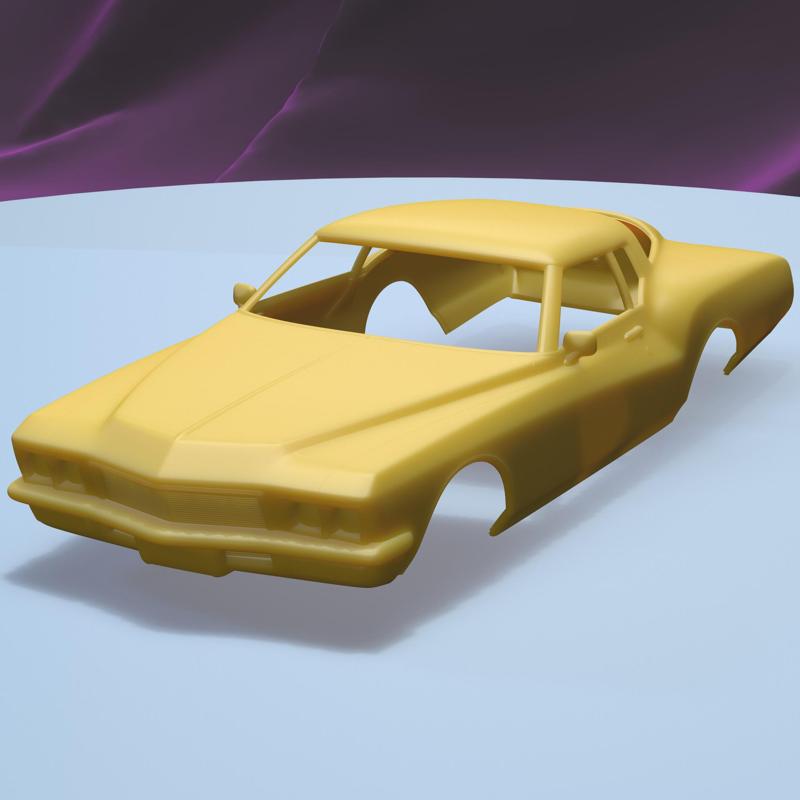 BUICK RIVIERA GS BOATTAIL 1971 (1/24) printable car body