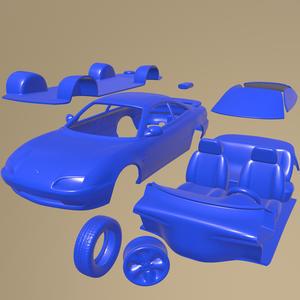Mazda MX-6 1992 PRINTABLE CAR IN SEPARATE PARTS