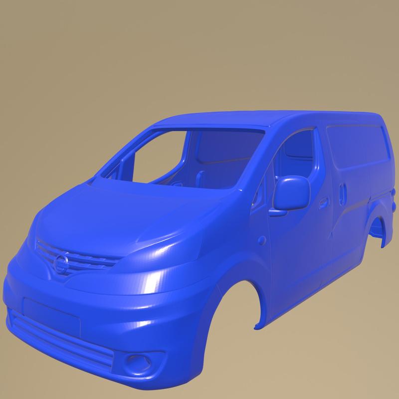 Nissan NV200 2010 PRINTABLE CAR BODY