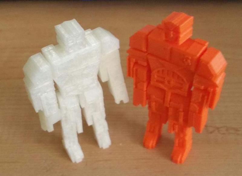 Robot Action Figure - One Piece Print - 19 Points of Articulation