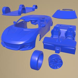 Lotus Evora GT410 2020 PRINTABLE CAR IN SEPARATE PARTS