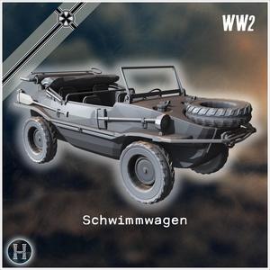 Volkswagen Schwimmwagen amphibious car (7) - Germany Eastern Western Front Normandy Stalingrad Berlin Bulge WWII