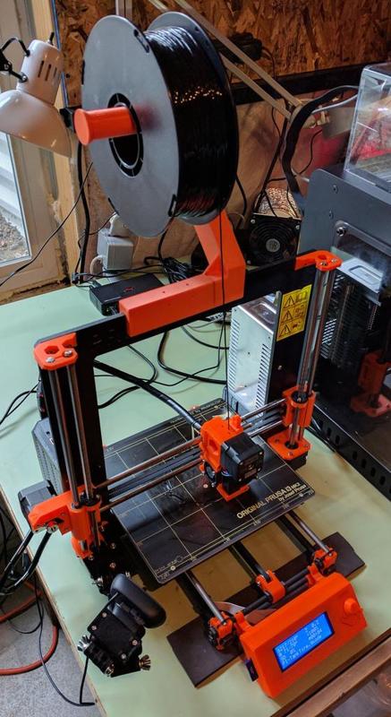 One Piece Spool Holder - Prusa I3 MK2 / MK3 Edition