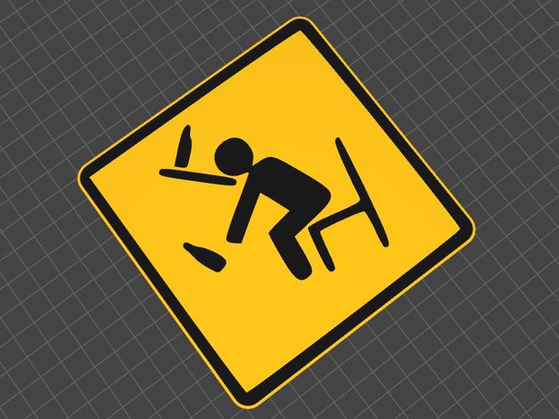 Attention Drunks – Fun Sign